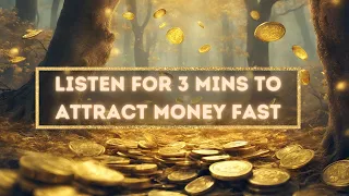 Listen 3 mins to Attract Money FAST - 888Hz Abundance Frequency Music, Infinite Wealth, Luck 🪙