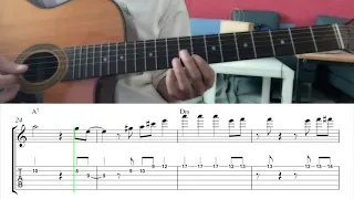 All Of Me - Slow Guitar Tab (Theme) | Gypsy Jazz Guitar