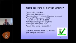 Webinar - Online Belastingaangifte