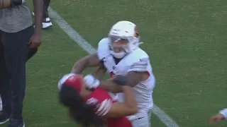 James Connor & Talanoa Hufunga (HEATED) Scuffle After 49ers Cardinals Game 😳