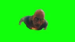 Black Adam flying meme green screen