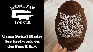 Cutting Fretwork with Spiral Blades on the Scroll Saw