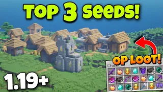 Top 3 God Seeds For Minecraft 1.19 Pocket Edition And Bedrock || Seed Minecraft 1.19 in Hindi 🔥🔥
