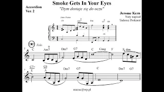 Smoke Gets In Your Eye - Jerome Kern (V.2 Akordeon - Nuty)