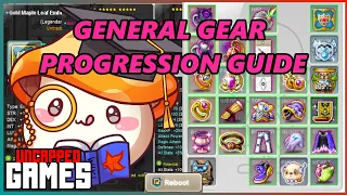 [Maplestory] General Gear Progression Guide (with Written)