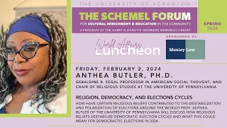 “Religion, Democracy, and Election Cycles,” presented by Anthea Butler, Ph.D.