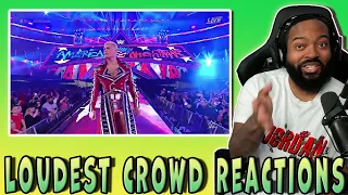 WWE LOUDEST CROWD REACTIONS OF ALL TIME COMPILATION REACTION