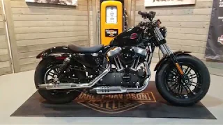 2019 Harley-Davidson Sportster Forty Eight XL1200X-Vivid Black.