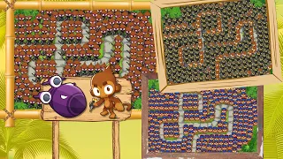 Full Map Of Every Tier 4 Dart Monkey VS BAD | BTD6