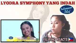 Lyodra "Symphony Yang Indah" (Indonesian Idol) | FILIPINO REACTION