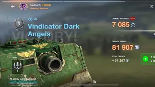 1st Class Vindication! | World of Tanks Blitz | Tier 7 Vindicator Battle