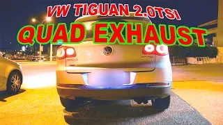 Volkswagen Tiguan 2.0TSI Stage 2 - Quad Exhaust - Sound - Reving