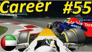 F1 2013 Abu Dhabi 100% Career Mode Part 55: NIGHT RACE!