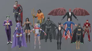 DC Universe Size Comparison | 3d Animation