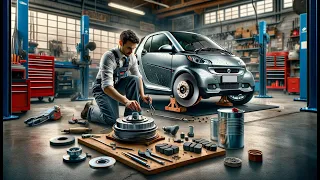 How to fix spongy braking on a Smart car - step by step tutorial