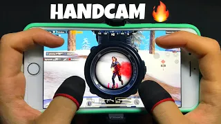 KING of 4 Finger ❤️ HANDCAM + Full Gyroscope | iPhone 8 Plus | PUBG Mobile