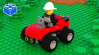 How to build LEGO Fire ATV. Custom LEGO Fire Truck MOC