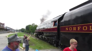 N&W Class J #611 at Spencer