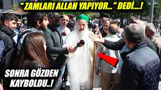 Ak Sakallı Hacı, "Zamları Allah Yapıyor" dedi. Tartışma çıkınca dua okumaya başladı..!