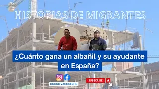 Cuanto gana un albañil y su ayudante en España y como es su día de trabajo 👷‍♂️👷‍♂️