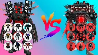 SKIBIDI TOILET tournament! SPIKER MAN TITAN Team VS NEW CURSED TV MAN TITAN Team in Garrys Mod!