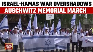 Poland Auschwitz: Memorial March At Auschwitz Overshadowed By Israel-Hamas War