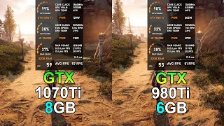 GTX 1070 Ti vs GTX 980 Ti - Test in 10 Games (Tested in 2023)