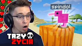 🐤 OTO SPINDOL - NASZ NOWY NAJLEPSZY PRZYJACIEL | MINECRAFT TRZY ŻYCIA #3