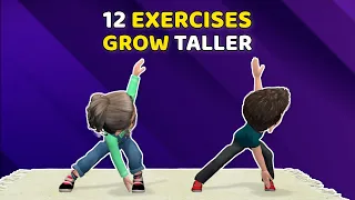 12 AMAZING EXERCISES TO GROW TALLER – KIDS WORKOUT