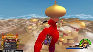 KH2FM HD (PS4) (LV1) Speed Run - Genie Jafar