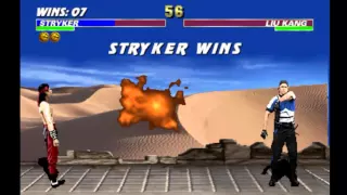 Ultimate Mortal Kombat 3 - Stryker (Arcade)