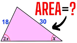 Find the Area of this Triangle | Step-by-Step Tutorial