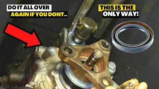 SO EASY BMW E46 Transmission Leak Repair! ⎮OutPut Shaft Seal Replacement! ⎮ 330I 323I 325I (Part 3)