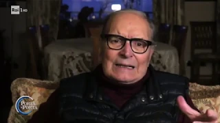 Ennio Morricone ricorda Sergio Leone - Porta a porta 10/12/2019