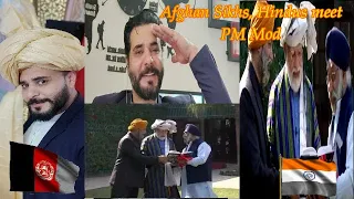 Afghani React-Afghan Sikhs, Hindus meet PM Modi; Hail India for sheltering them