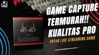 REVIEW GAME CAPTURE TERMURAH UNTUK LIVE STREAMING GAME DI TIKTOK - BEHALF BLACK MODUL 2023