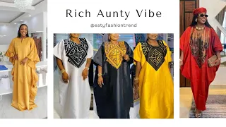 Rich Aunty Vibe Bubu Dress In 2024/Trendy Bubu Dress/