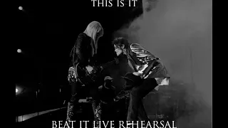 Michael Jackson - THIS IS IT - Beat It Live Soundalike Rehearsal