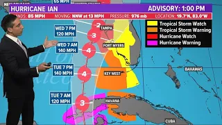 Tracking Hurricane Ian: Troubling trends in Ian's forecast track | Recorded 1:58 p.m. 9/26