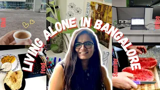 Living Alone in Bangalore | Cooking, Going to Office one last time, Doing home chores | 2 days Vlog