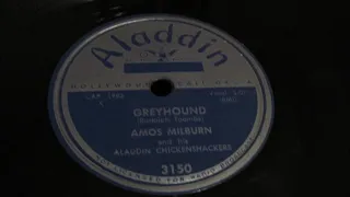 amos milburn     greyhound 78rpm