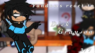 Fandoms React to Nightwing // (3/7)