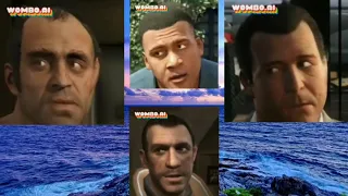 Every GTA Protagonist Characters In 🎶 Singing I'm Blue (Deepfake) [Part. 2] #SHORTS