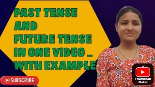 #tense  in english grammar //past Tense AND Future tense in one video  //#englishgrammar