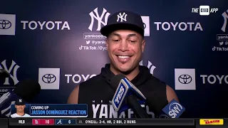 Giancarlo Stanton reflects on getting his 400th home run ball