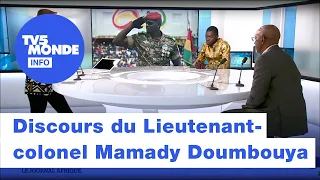Guinée : annonces du Lieutenant-colonel Mamady Doumbouya | TV5 Monde Info