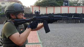 Latihan menembak AK-101 senapan serbu Asli import Rusia! Tembak AK dari Counter Strike