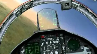 Lock-On FC2 : F-15C landing with heavy damage