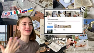 💌 how I'm able to learn 2 languages with Notion | + a template