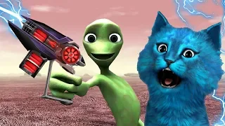 НОВЫЙ СИМУЛЯТОР ЗЕЛЁНОГО ТАНЦУЮЩЕГО ИНОПЛАНЕТЯНИНА / GREEN SCARY ALIENS / Dame cosita Alien Dance